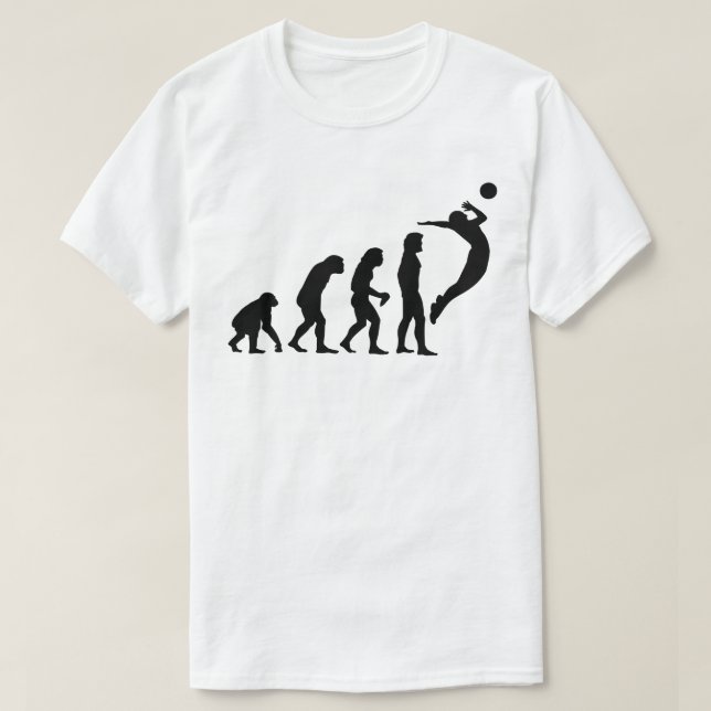 Camiseta Voleibol da evolução (Frente do Design)