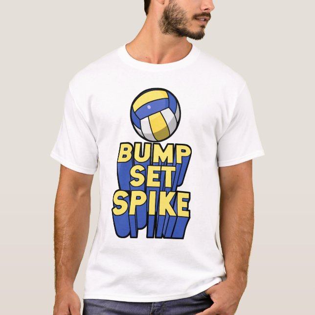 Camiseta Voleibol de Bump Set Spike (Frente)