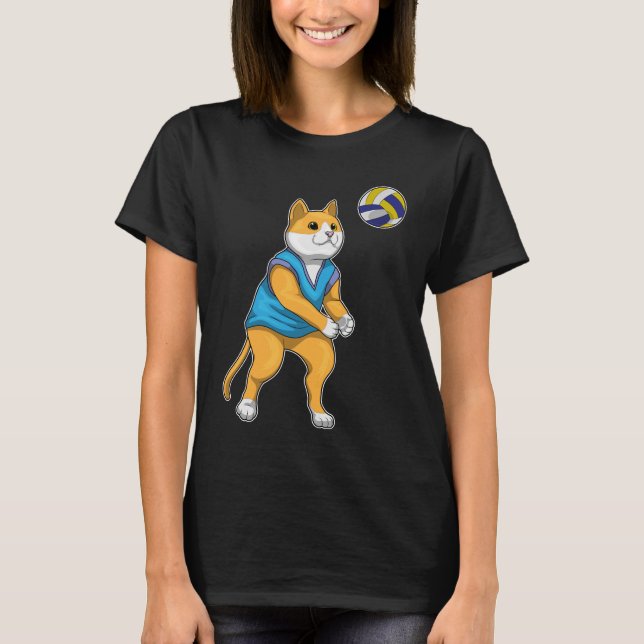 Camiseta Voleibol de Gato (Frente)