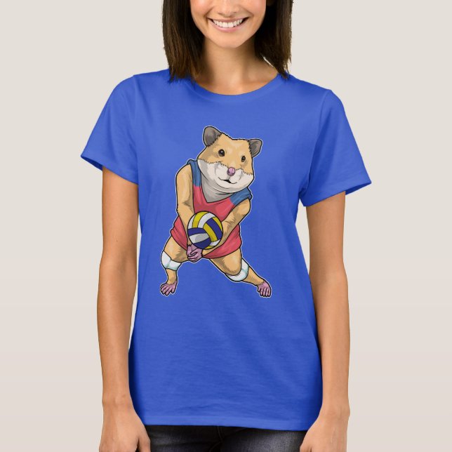 Camiseta Voleibol de Hamster (Frente)