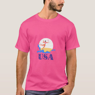 Camiseta Voleibol de praia dos Estados Unidos
