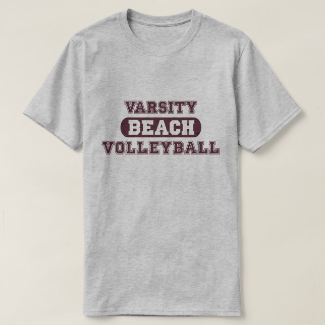 Camiseta Voleibol de praia engraçado (Frente do Design)