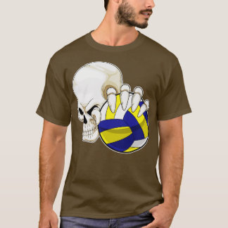 Camiseta Voleibol do crânio