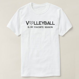 Camiseta Voleibol é a minha estação favorita