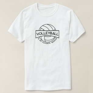 Camiseta Voleibol é a minha estação favorita