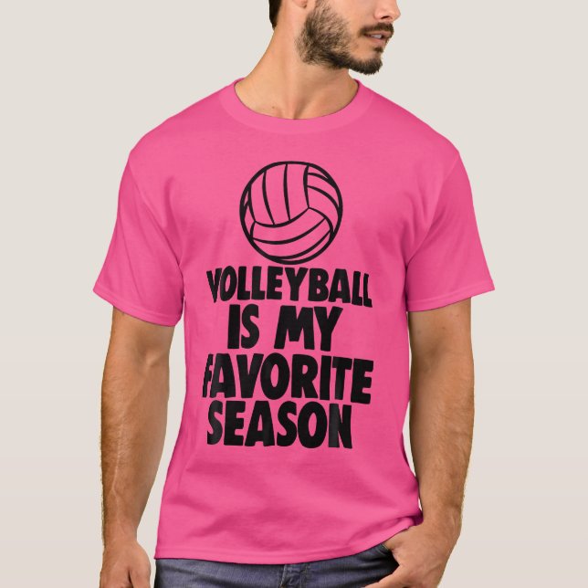 Camiseta Voleibol É Meu Jogador De Voleibol Favorito (Frente)