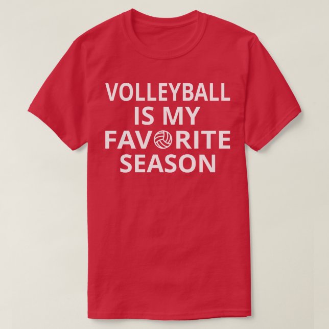Camiseta Voleibol É Minha Época Favorita II (Frente do Design)