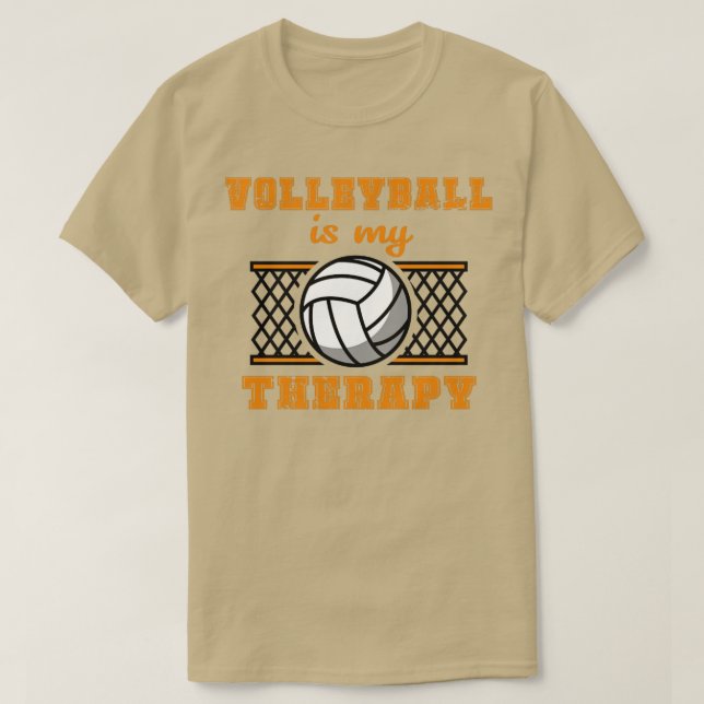Camiseta Voleibol É Minha Terapia (Frente do Design)