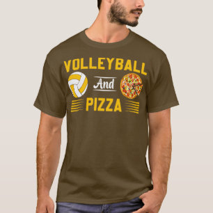 Camiseta Voleibol e pizza