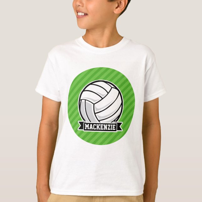 Camiseta Voleibol em Greve Verde (Frente)