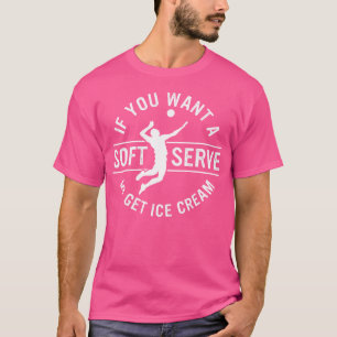 Camiseta Voleibol Engraçado Se Quiser Um Volleyba Mole