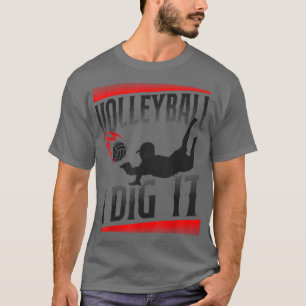 Camiseta Voleibol Equipe De Voleibol I Dig