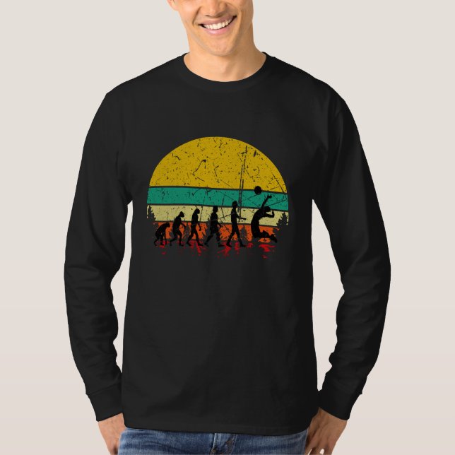 Camiseta Voleibol - Evolução dos Jogadores de Voleibol (Frente)