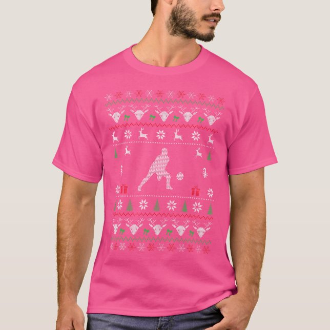 Camiseta Voleibol Feliz Natal (Frente)
