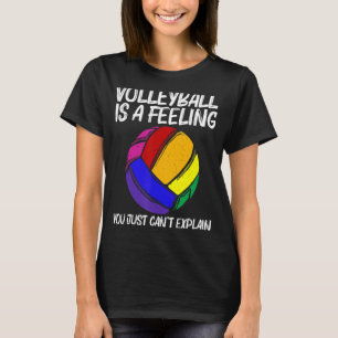 Camiseta Voleibol Feminino Jogador De Voleibol 1