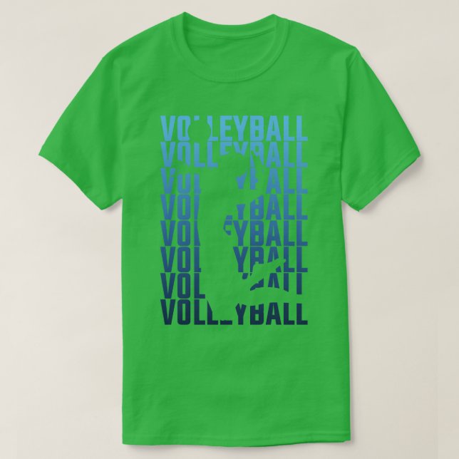Camiseta Voleibol jogador 3 (Frente do Design)