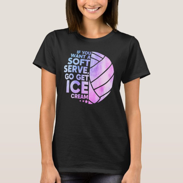 Camiseta Voleibol legal Para Mulheres Jovens Voleibol T (Frente)
