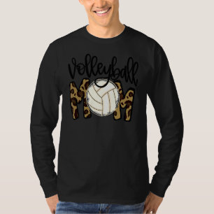 Camiseta Voleibol Mãe Bola Leopardo Dia de as mães 2