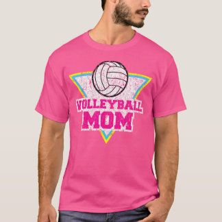 Camiseta Voleibol Mãe Engraçada Mães Meninas Mulheres Volle