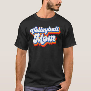 Camiseta Voleibol Mãe Leopardo Bola Mãe Dia de as mães Voll