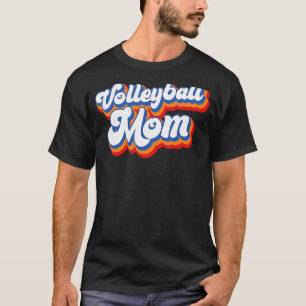 Camiseta Voleibol Mãe Leopardo Bola Mãe Dia de as mães Voll