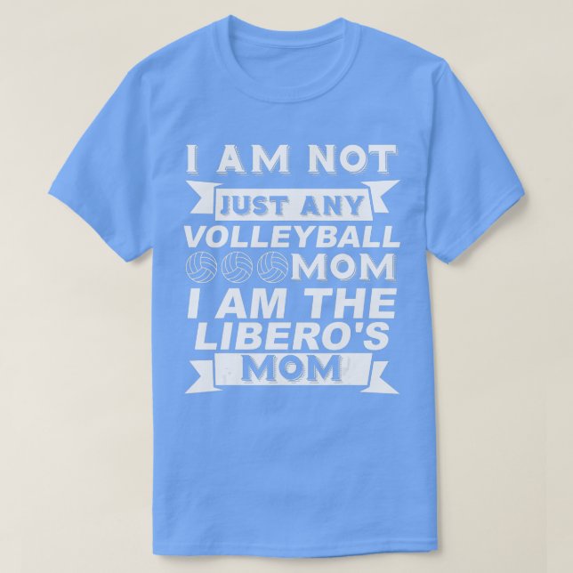 Camiseta Voleibol Mãe Libero Para Mulheres (Frente do Design)