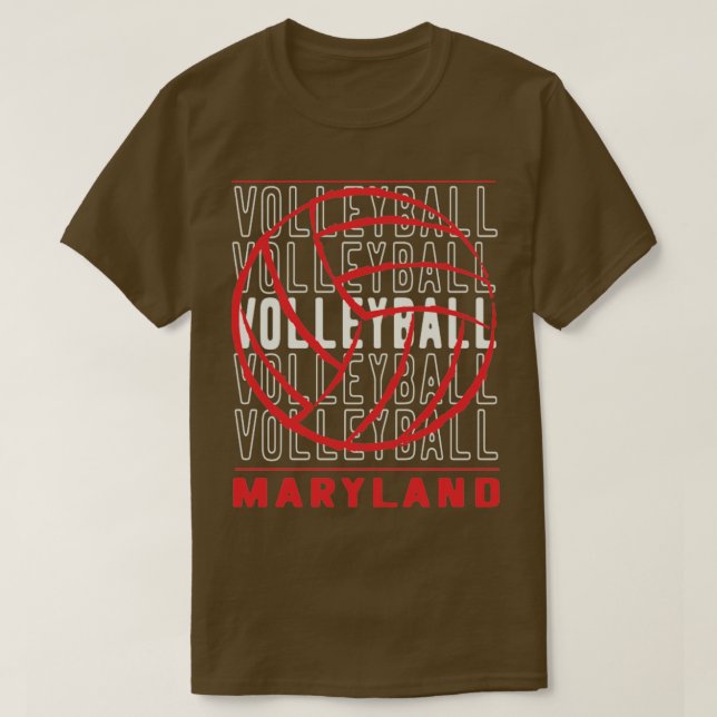 Camiseta Voleibol Maryland (Frente do Design)