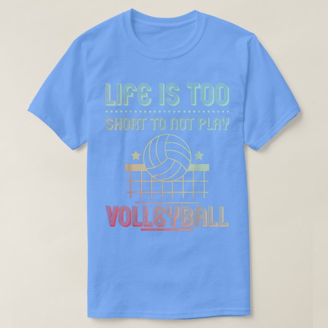Camiseta Voleibol masculino e feminino jogador de voleibol  (Frente do Design)
