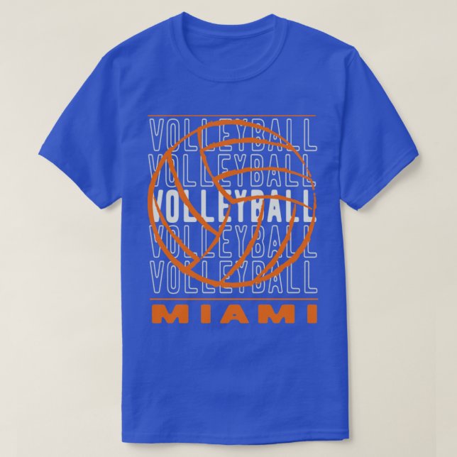 Camiseta Voleibol Miami Flórida (Frente do Design)