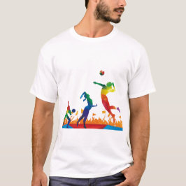 Camiseta Voleibol Mostra Seu Estilo T-Shirt