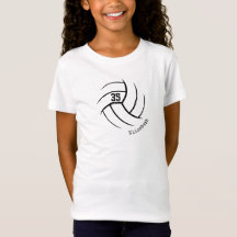 voleibol negro minimalista