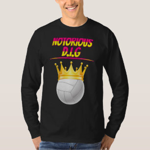 Camiseta Voleibol Notoriamente D I G Citando Sarcástico