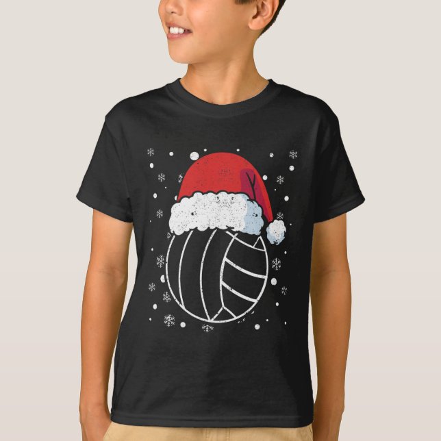Camiseta Voleibol Papai Noel Hat Esportiva Pjs Natal Xm (Frente)