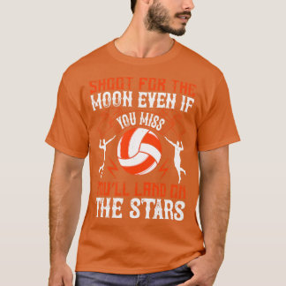 Camiseta Voleibol Para A Lua