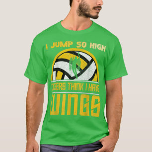 Camiseta Voleibol para homens e mulheres Outros pensam que