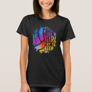 Camiseta Voleibol Para Mulheres Adolescentes Coletivas De V