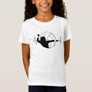 Camiseta Voleibol - Pulsação do Jogador de Voleibol