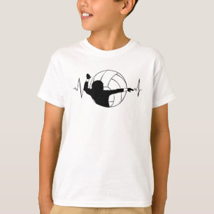 Camiseta Voleibol - Pulsação do Jogador de Voleibol