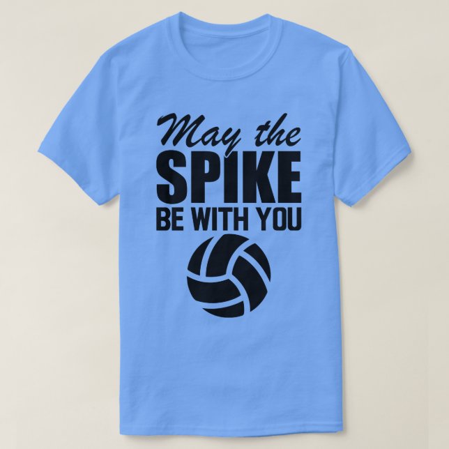 Camiseta Voleibol Que o espeto esteja com você (Frente do Design)