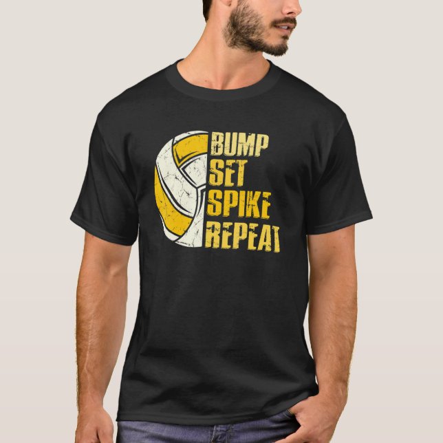 Camiseta Voleibol Repetitivo De Bump Set (Frente)
