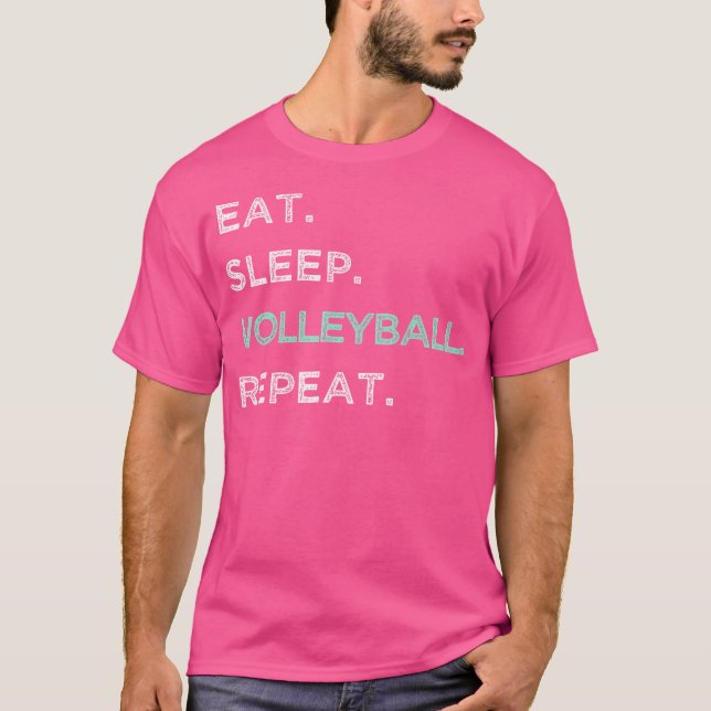 Camiseta Voleibol Repetitivo De Sono (Frente)