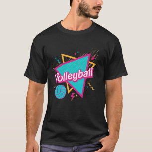Camiseta Voleibol Retro 1990: Jogada de Voleibol do Segundo