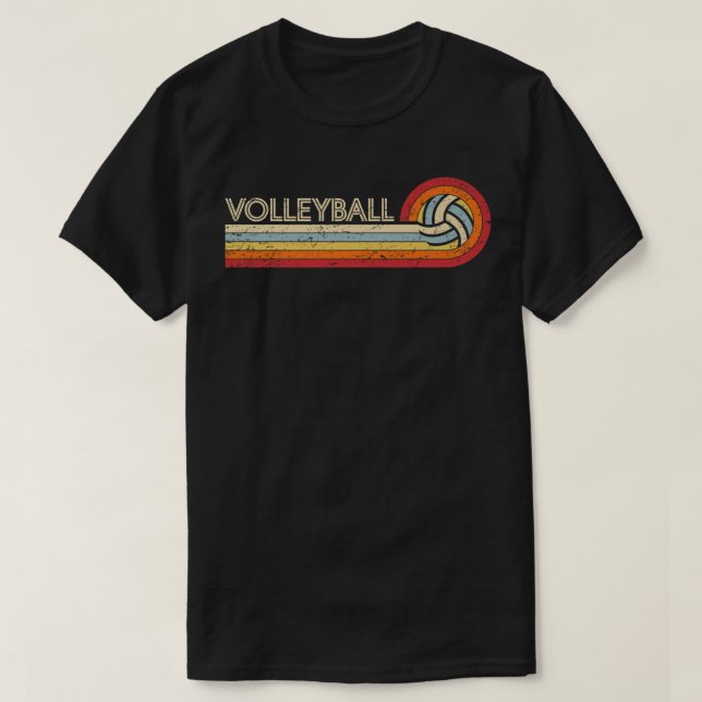 Camiseta Voleibol Retrô Legal Adultos Adultos Vintagem Voll (Frente do Design)