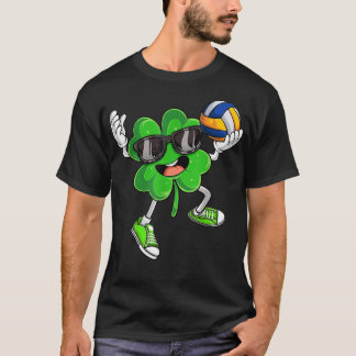 Camiseta Voleibol Shamrock Lucky Clover Irish St Patricks