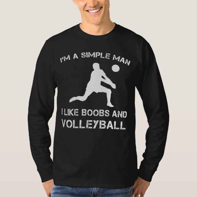 Camiseta "Voleibol: Spike, Set, Laugh!" (Frente)