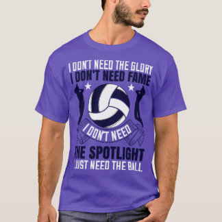 Camiseta Voleibol Um Bom Setor Como Um Garçom