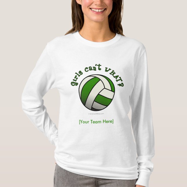Camiseta Voleibol Verde (Frente)