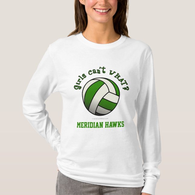Camiseta Voleibol Verde (Frente)