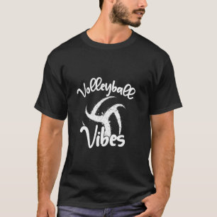 Camiseta Voleibol Vibes Engraçado Teto Vollyball com Ditos