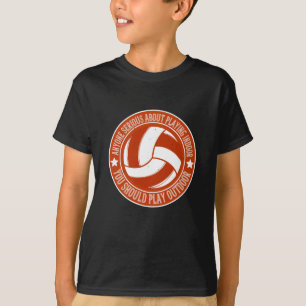 Camiseta Voleibol - Você Deveria Brincar Ao Exterior